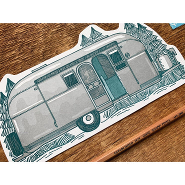 Silver Camper Postcard by Noteworthy Paper & Press