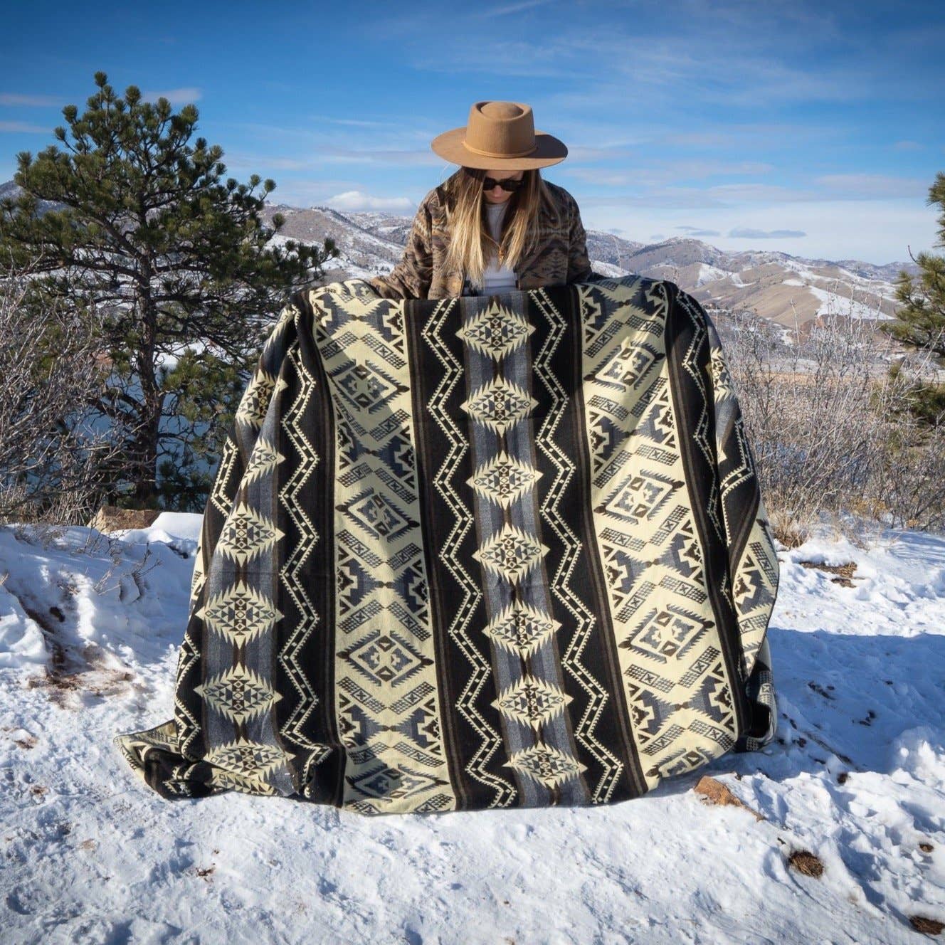 Andean Alpaca Wool Blanket - Harold&Charles