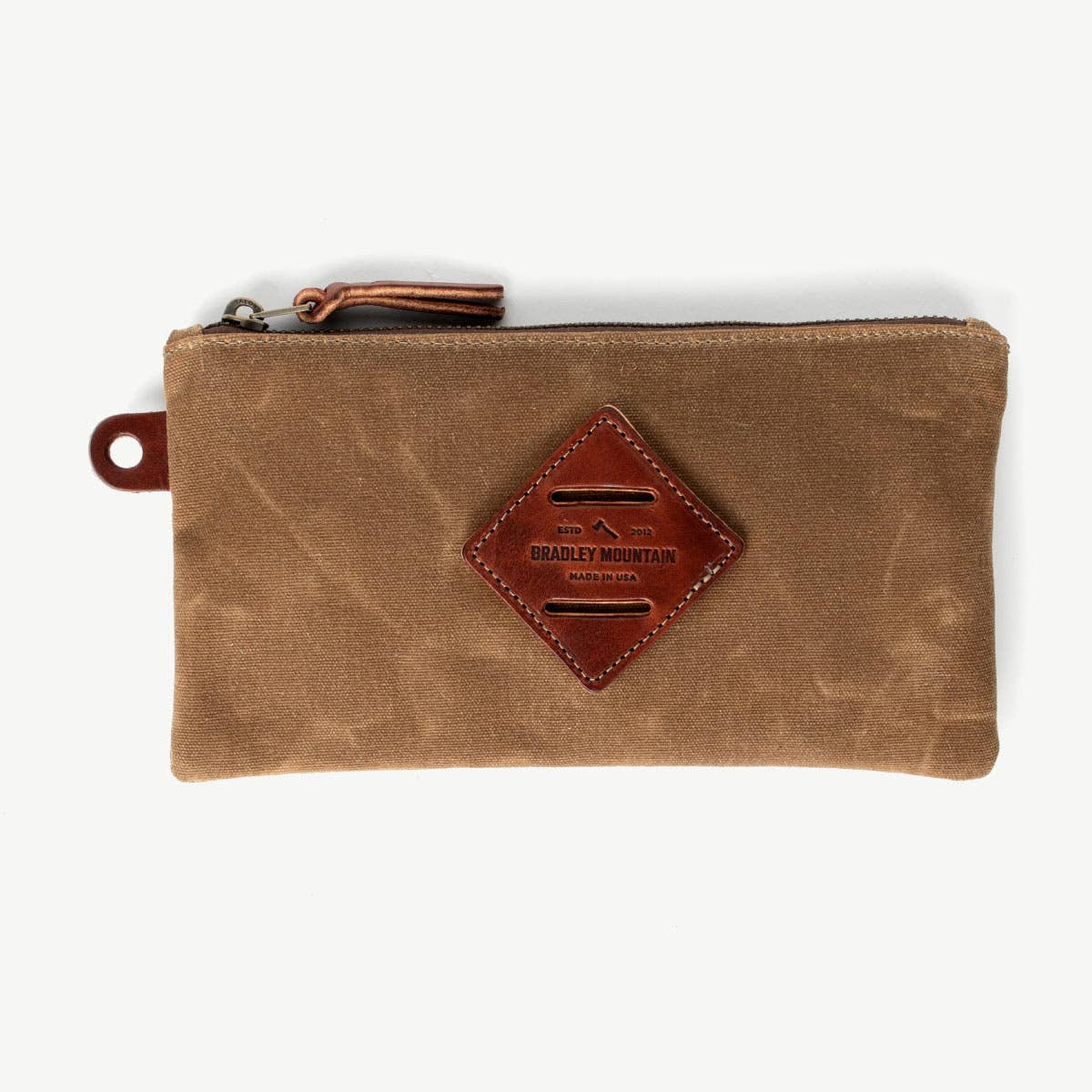 Bradley Mountain Waxed Canvas Zip Pouch EDC Bag - Harold&Charles