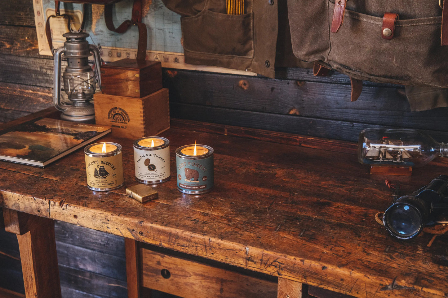 Captain's Quarters Candle by Bradley Mountain