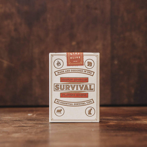 Survival Playing Cards by Bradley Mountain