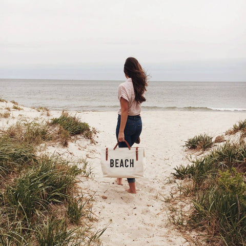 BEACH Canvas Utility Bag | Forestbound Bags