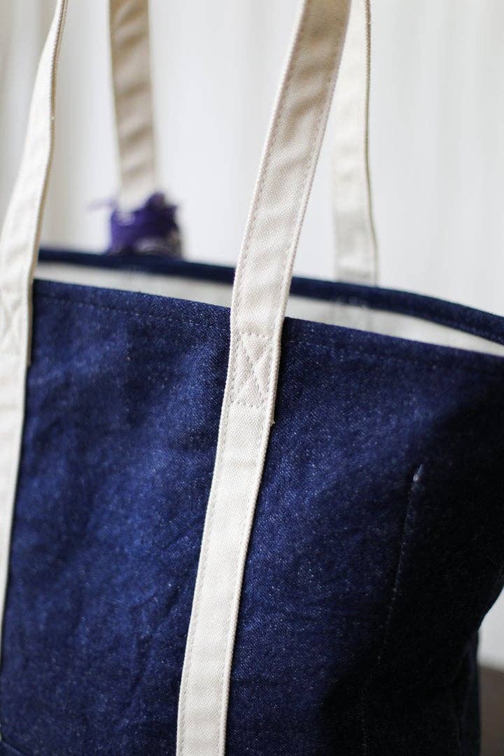 Reclaimed Denim Market Tote Forestbound Bags - Harold&Charles