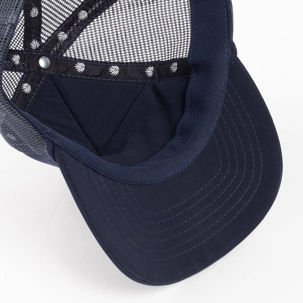 Cowboy Navy Blue Baseball Cap Trucker Hat - Harold&Charles