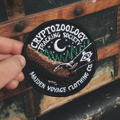 Friends of Cryptid Wildlife Patch - Cryptozoology Tracking Society - Glow in the Dark