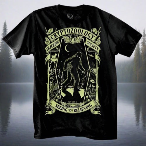 Cryptozoology Tracking Society Unisex Tee - Glow in the Dark T-Shirt