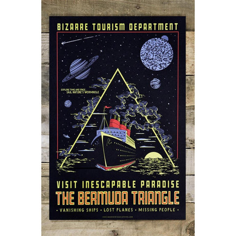 Bermuda Triangle - Glow in the Dark Poster