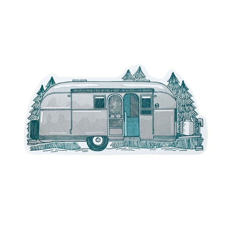 Silver Camper Postcard by Noteworthy Paper & Press