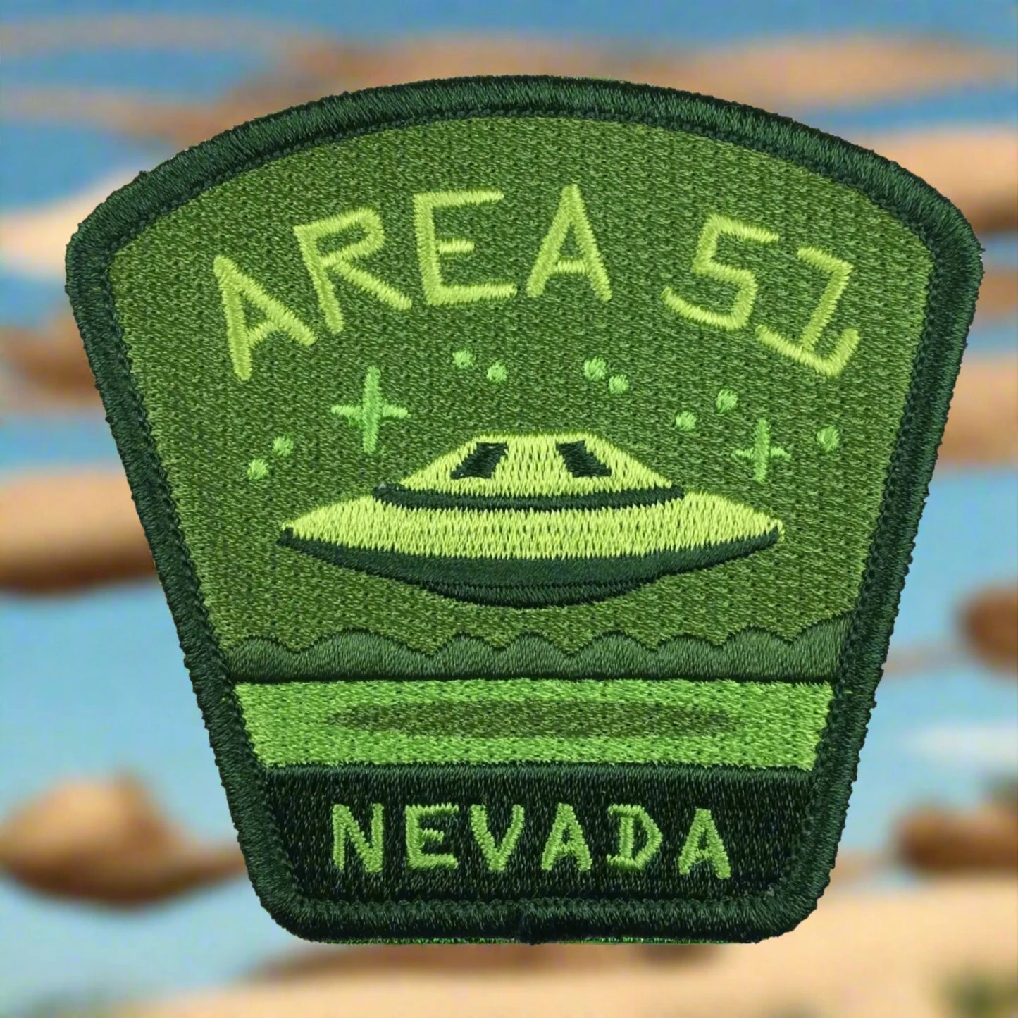 Area 51, Nevada UFO Travel Patch