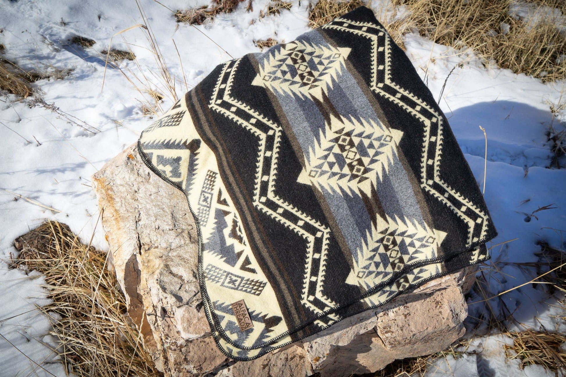 Andean Alpaca Wool Blanket - Harold&Charles