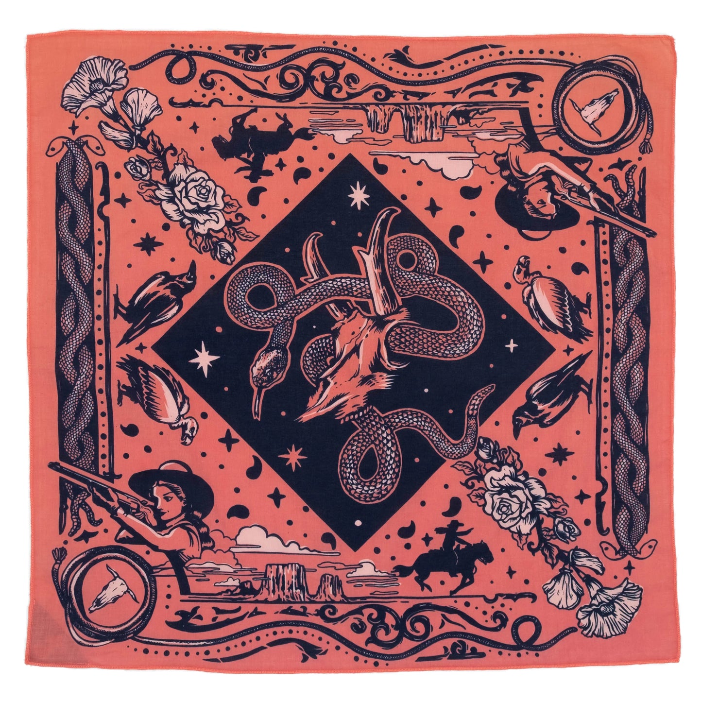 Rattle & Hiss Bandits Bandana 100% Organic Cotton