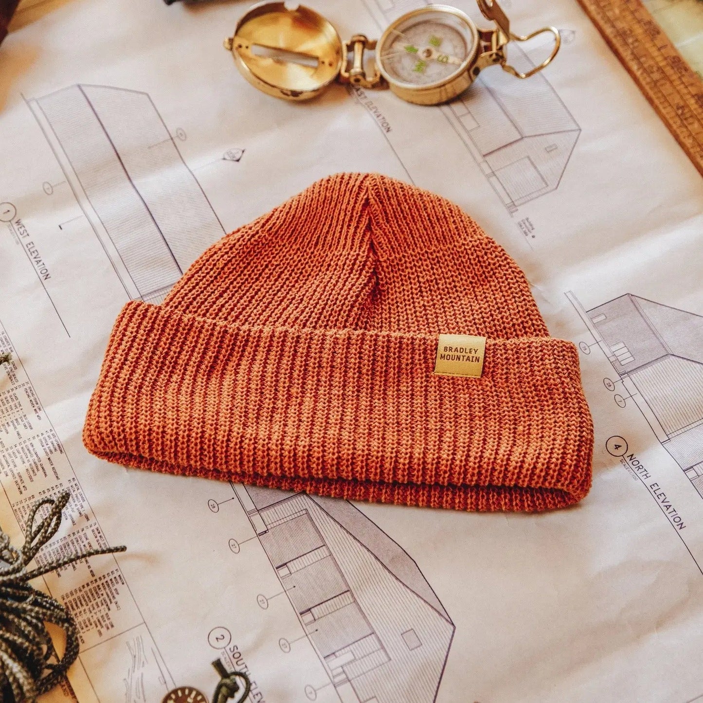 Bradley Mountain Watch Cap | Cotton | Ochre