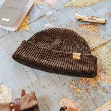 Bradley Mountain Watch Cap | Wool | Brown