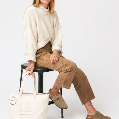 Market Tote Canvas Bag | Forestbound Bags