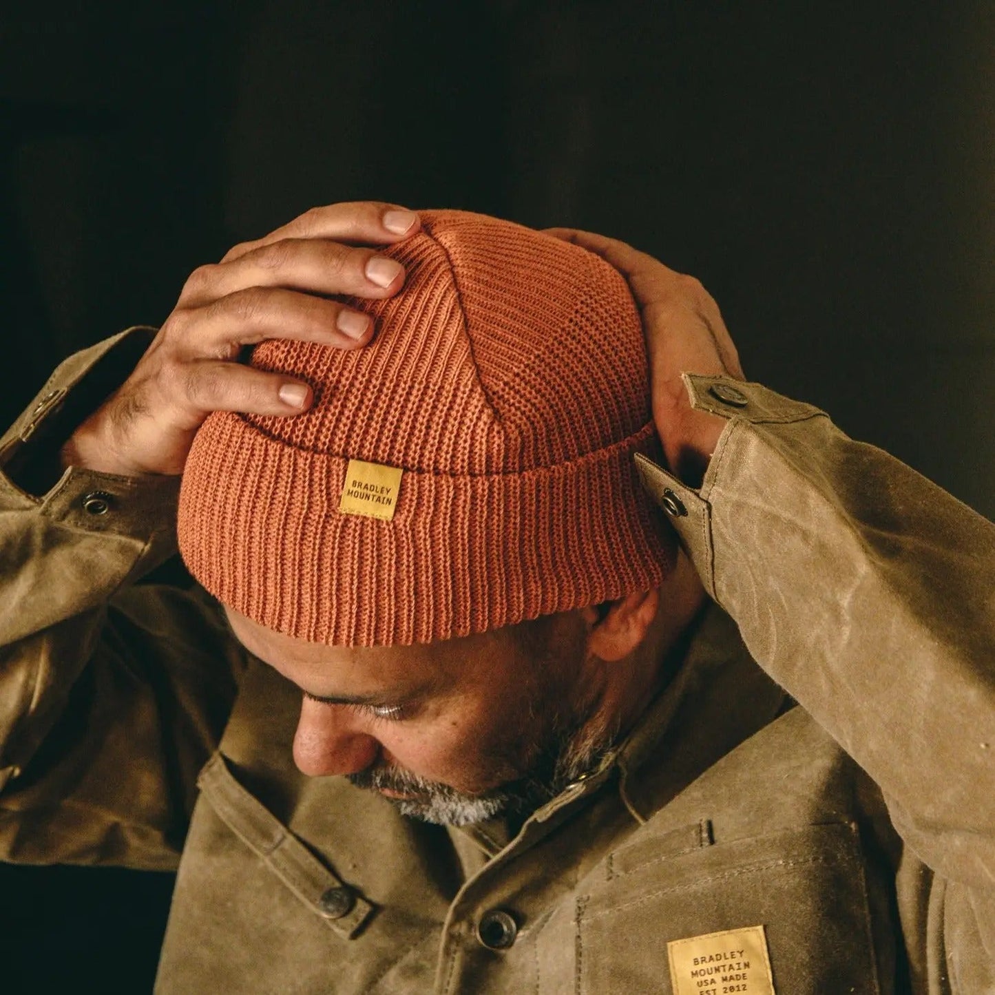 Bradley Mountain Watch Cap | Cotton | Ochre