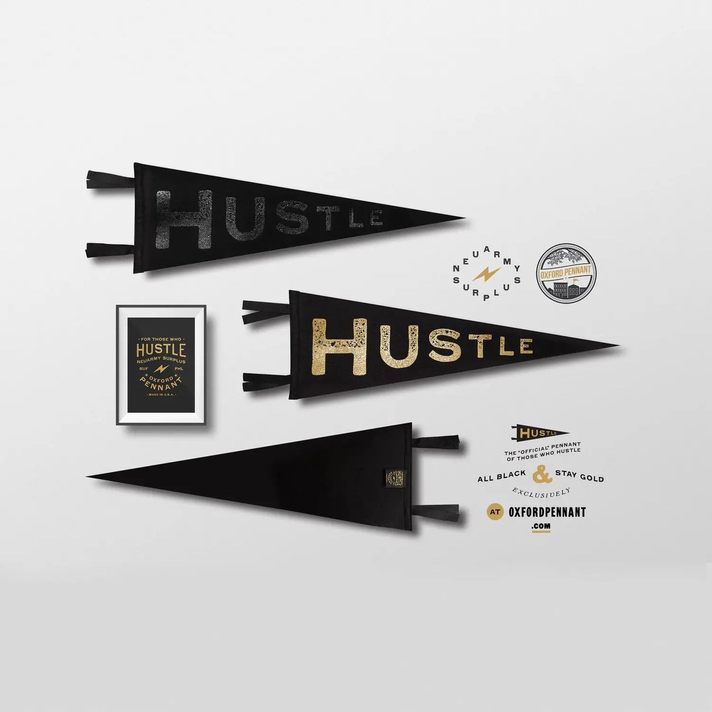 Hustle Pennant • Neuarmy Oxford Pennant Original