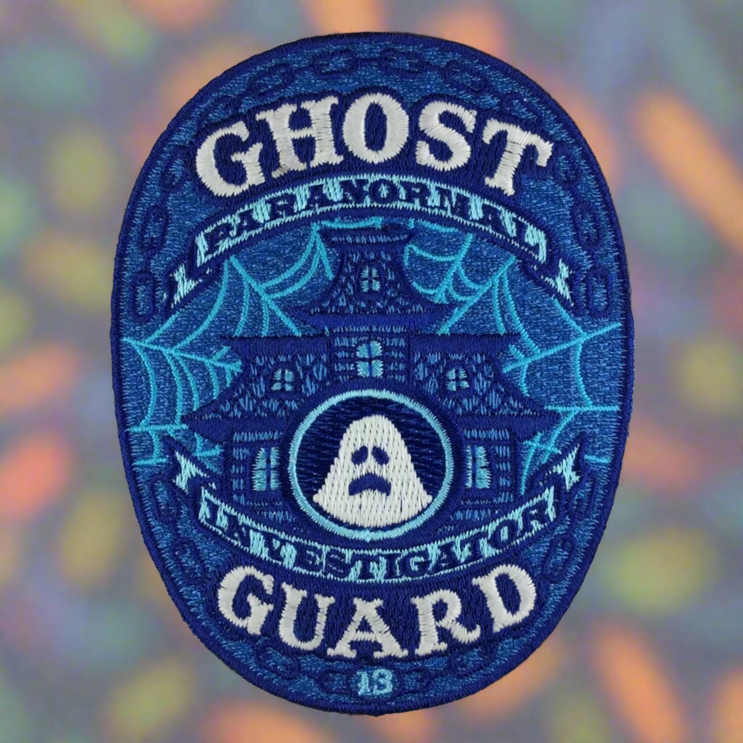 Ghost Guard: Paranormal Investigator Embroidered Patch Glow In The Dark