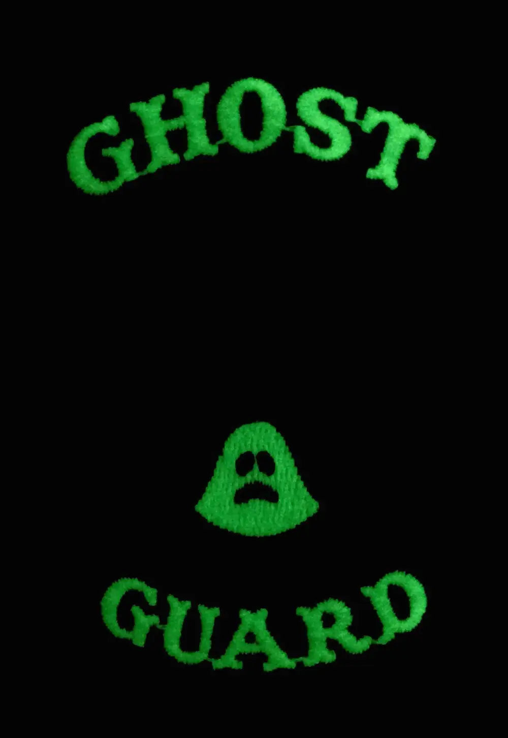 Ghost Guard: Paranormal Investigator Embroidered Patch Glow In The Dark